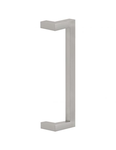 Maniglione quadrato in acciaio zancato per porta 25x25 mm Nevada Q Fimet Inox