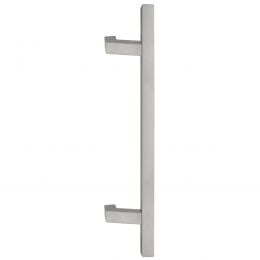 Maniglione in acciaio inclinato quadrato per porta 25x25 mm Panama Fimet Inox