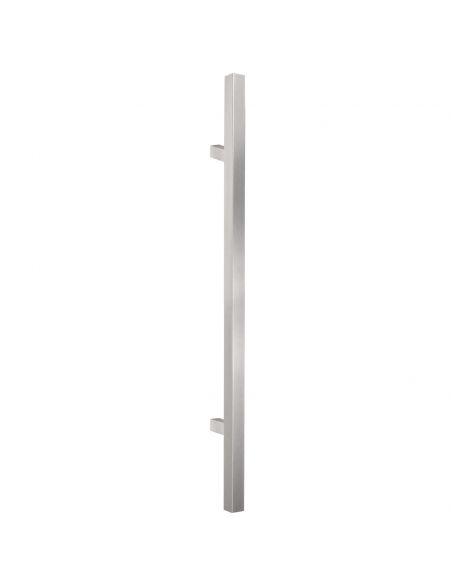 Maniglione dritto quadrato in acciaio per porta 20x20 mm Texas Fimet Inox
