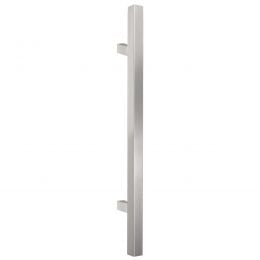 Maniglione quadrato dritto in acciaio per porta 30x30 mm Texas Fimet Inox