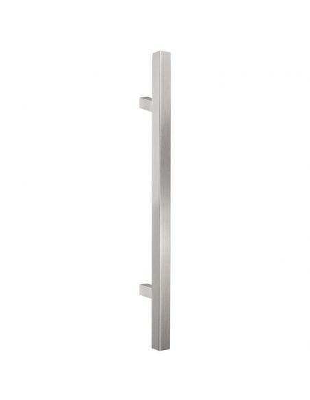 Maniglione quadrato dritto in acciaio per porta 30x30 mm Texas Fimet Inox