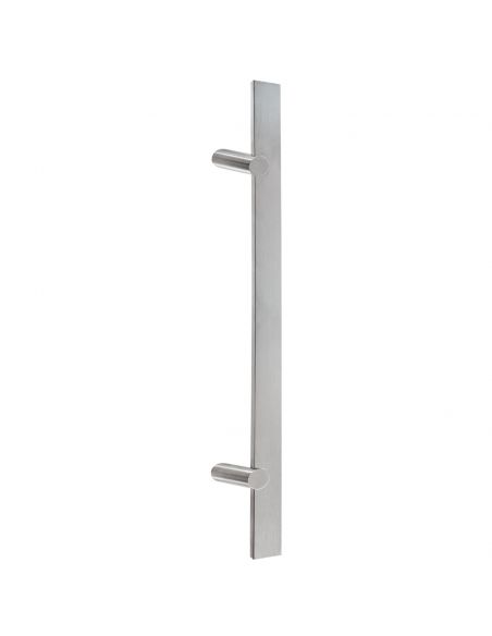 Maniglione in acciaio squadrato zancato per porta 40x10 mm Singapore Fimet Inox