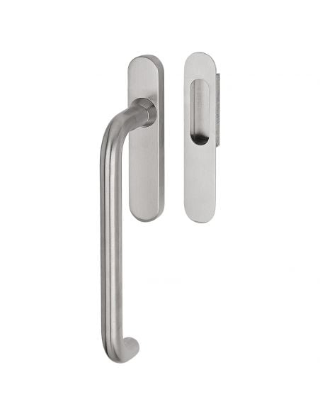 Maniglione per alzante scorrevole singolo cieco con nicchia in acciaio Spagna Fimet Inox