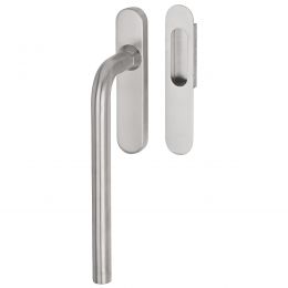 Maniglione per alzante scorrevole singolo cieco con nicchia in acciaio Svizzera Fimet Inox