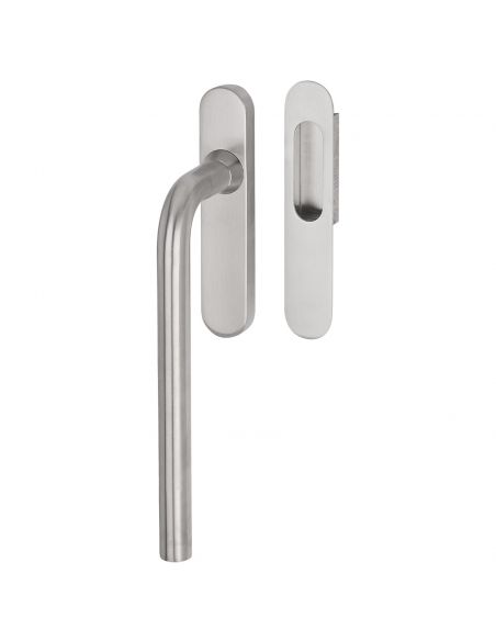 Maniglione per alzante scorrevole singolo cieco con nicchia in acciaio Svizzera Fimet Inox