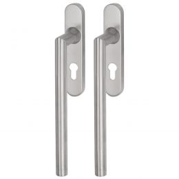 Maniglione ribassato per alzante scorrevole accoppiato con placca yale in acciaio Olanda Fimet Inox