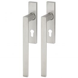 Maniglione per alzante scorrevole accoppiato con placca yale in acciaio Austria Fimet Inox