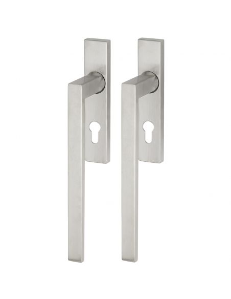 Maniglione per alzante scorrevole accoppiato con placca yale in acciaio Austria Fimet Inox