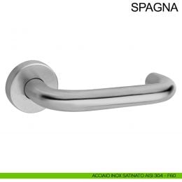Maniglia in acciaio per porta Spagna Fimet Inox 2
