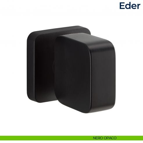 Maniglia per porta Eder Frascio nero opaco