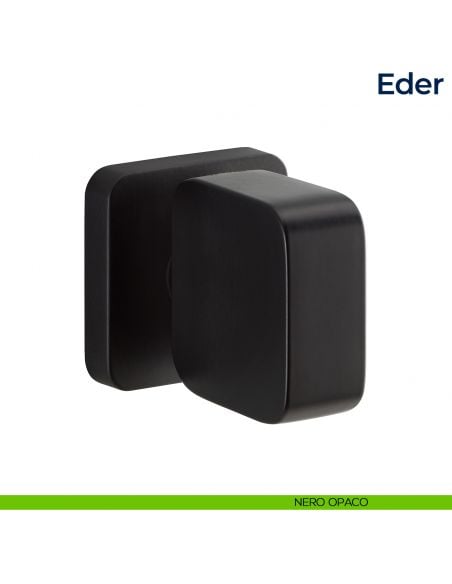 Maniglia per porta Eder Frascio nero opaco