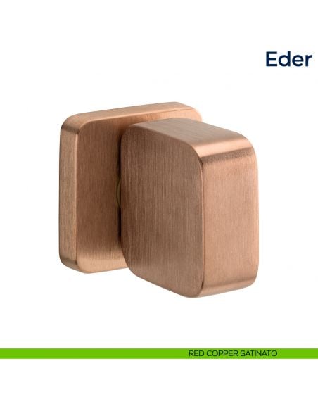 Maniglia per porta Eder Frascio red copper satinato