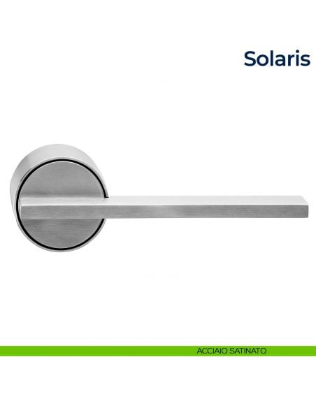 Maniglia per porta Solaris Frascio acciaio satinato