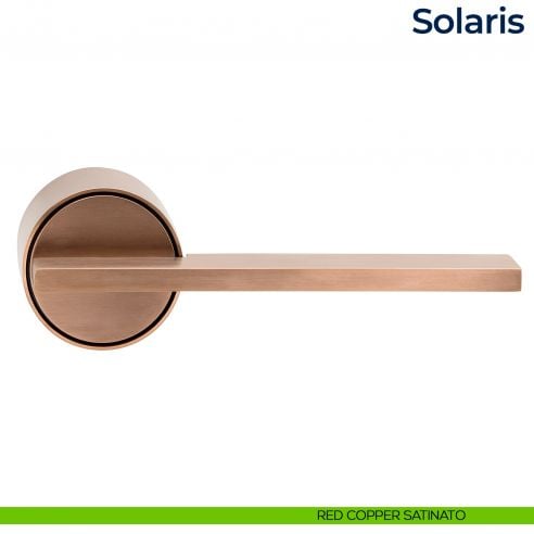 Maniglia per porta Solaris Frascio red copper satinato
