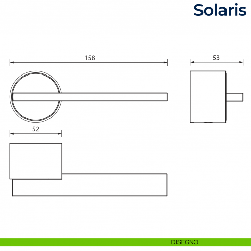 Maniglia per porta Solaris Frascio