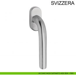 Maniglia in acciaio per finestra DK Svizzera Fimet Inox 2