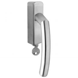 Maniglia con chiave per finestra in acciaio DK Norvegia Fimet Inox