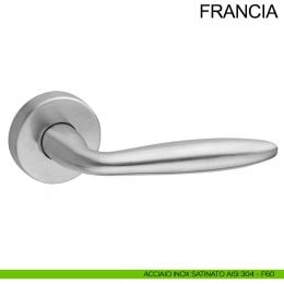 Maniglia in acciaio per porta Francia Fimet Inox 2