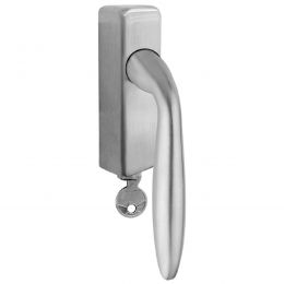 Maniglia con chiave in acciaio per finestra DK Francia Fimet Inox