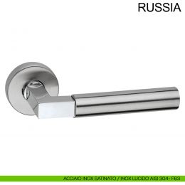 Maniglia in acciaio per porta Russia Fimet Inox 2