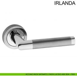 Maniglia in acciaio per porta Irlanda Fimet Inox 2