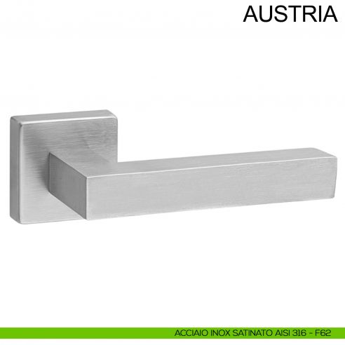 Maniglia in acciaio per porta Austria Fimet Inox acciaio AISI 316