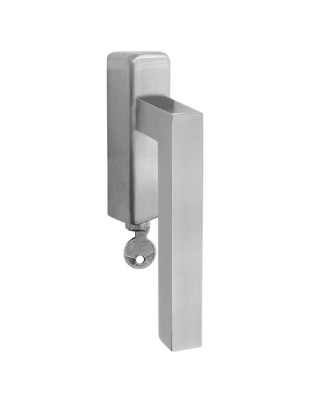 Maniglia per finestra in acciaio con chiave DK Austria Fimet Inox