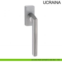Maniglia in acciaio per finestra DK Ucraina Fimet Inox 2