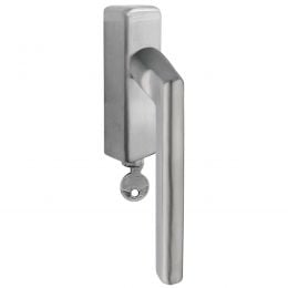Maniglia con chiave per finestra in acciaio DK Ucraina Fimet Inox