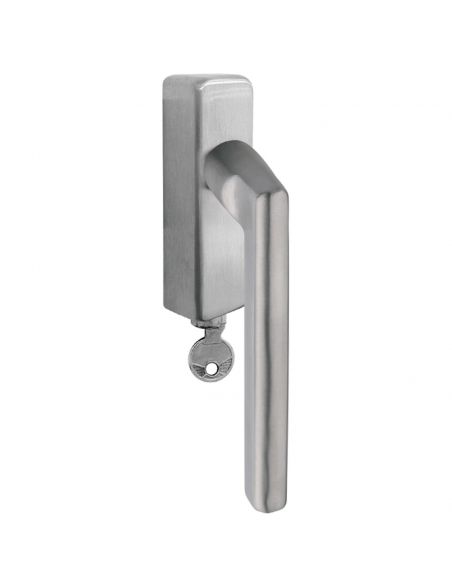 Maniglia con chiave per finestra in acciaio DK Ucraina Fimet Inox