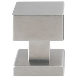 Pomolo quadrato fisso 50x50 in acciaio per porta 329K Fimet Inox