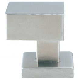 Pomolo zancato fisso 50x50 in acciaio per porta 329KS Fimet Inox