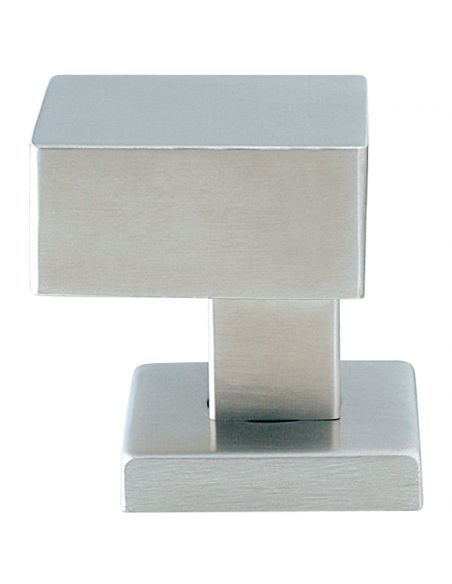 Pomolo zancato fisso 50x50 in acciaio per porta 329KS Fimet Inox