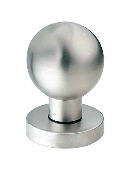 Pomolo tondo girevole in acciaio per porta diametro 50 mm 326 Fimet Inox