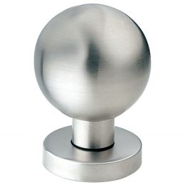 Pomolo sfera girevole in acciaio per porta diametro 60 mm 360 Fimet Inox