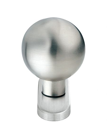 Pomolo fisso sfera in acciaio per porta diametro 60 mm 360 Fimet Inox