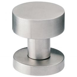 Pomolo piano girevole in acciaio per porta 327 Fimet Inox