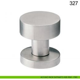 Pomolo piano girevole in acciaio per porta 327 Fimet Inox 2