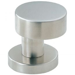 Pomolo piano in acciaio girevole spostato per porta 327GK Fimet Inox