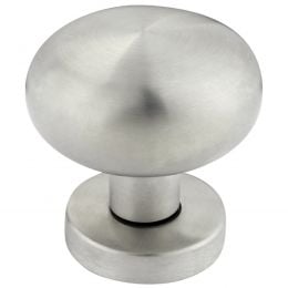 Pomolo tondo girevole in acciaio per porta 334 Fimet Inox