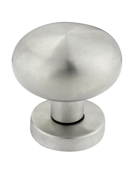 Pomolo tondo girevole in acciaio per porta 334 Fimet Inox
