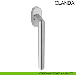 Maniglia per finestra in acciaio con impugnatura 200 mm DK Olanda Fimet Inox 2
