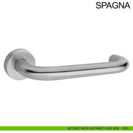 Maniglia in acciaio per porta con impugnatura 200 mm Spagna Fimet Inox 2