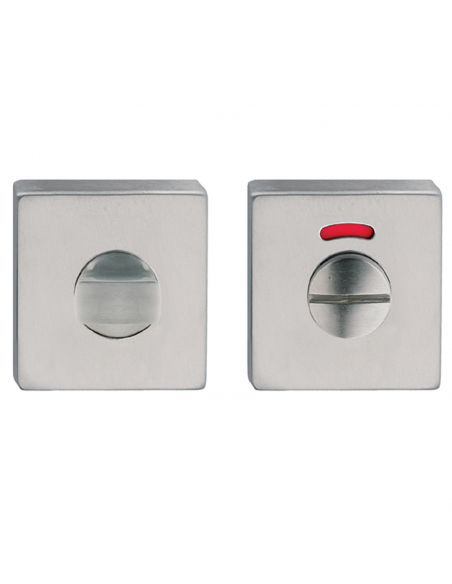 Nottolino WC libero occupato rosetta quadrata Fimet Inox