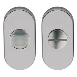 Nottolino per porta in acciaio con rosetta ovale Fimet Inox