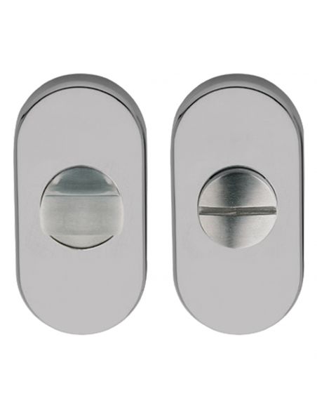 Nottolino per porta in acciaio con rosetta ovale Fimet Inox