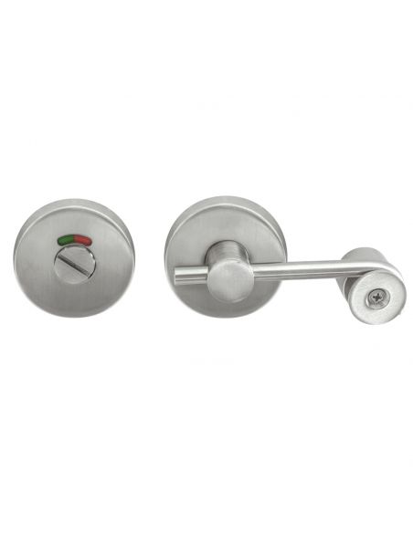 Chiavistello libero occupato per bagno a gancio Fimet Inox