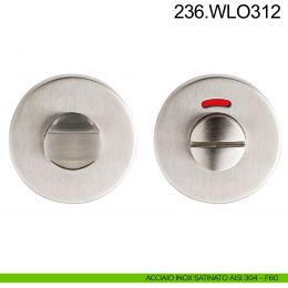 Nottolino per porta libero occupato in acciaio Fimet Inox 2