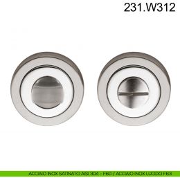 Nottolino per porta in acciaio Fimet Inox 2