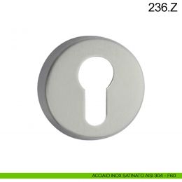 Bocchetta tonda coprivite in acciaio foro yale Fimet Inox 2